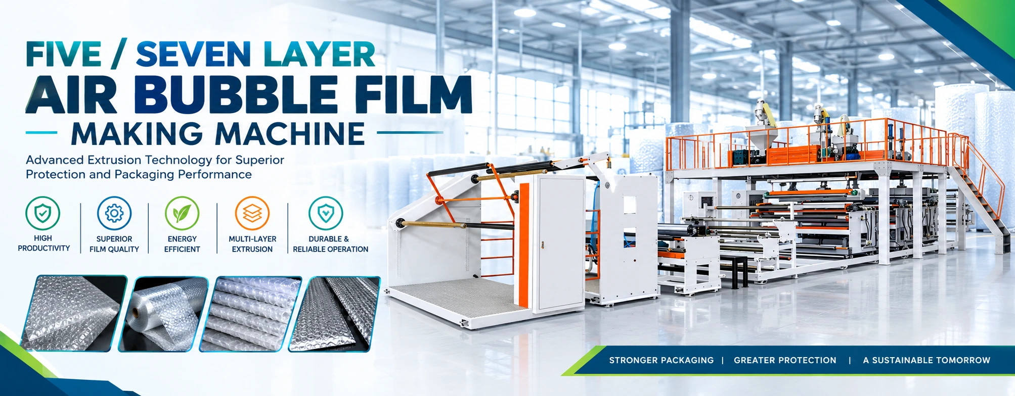 Five Seven Layer Air Bubble Film Machinery