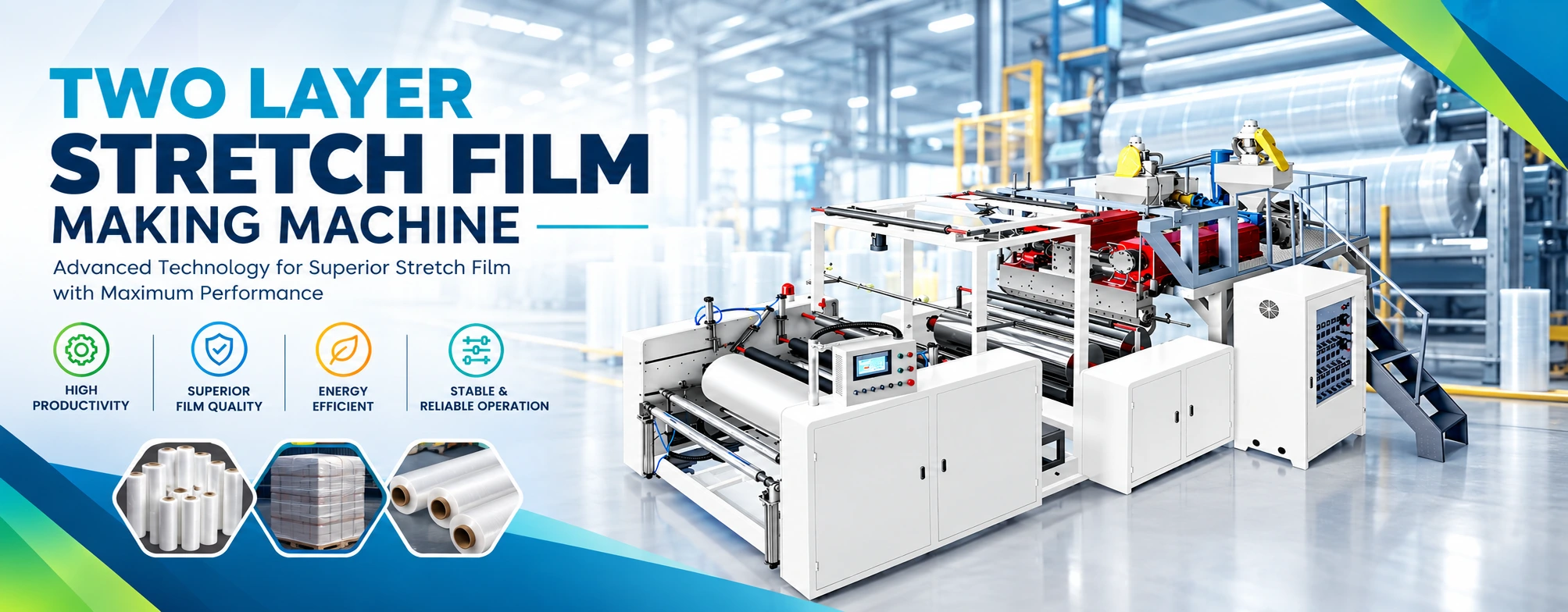 Two-Layer Stretch Film Machine